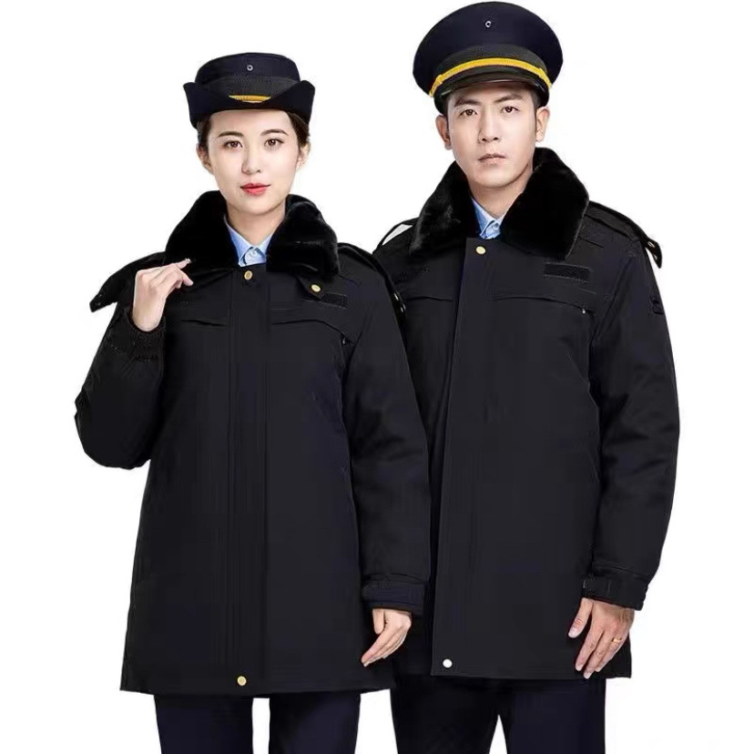 Black Style Security Guard Uniform Security Officer Jacket Servicio De Seguridad Men's and Women's Uniform