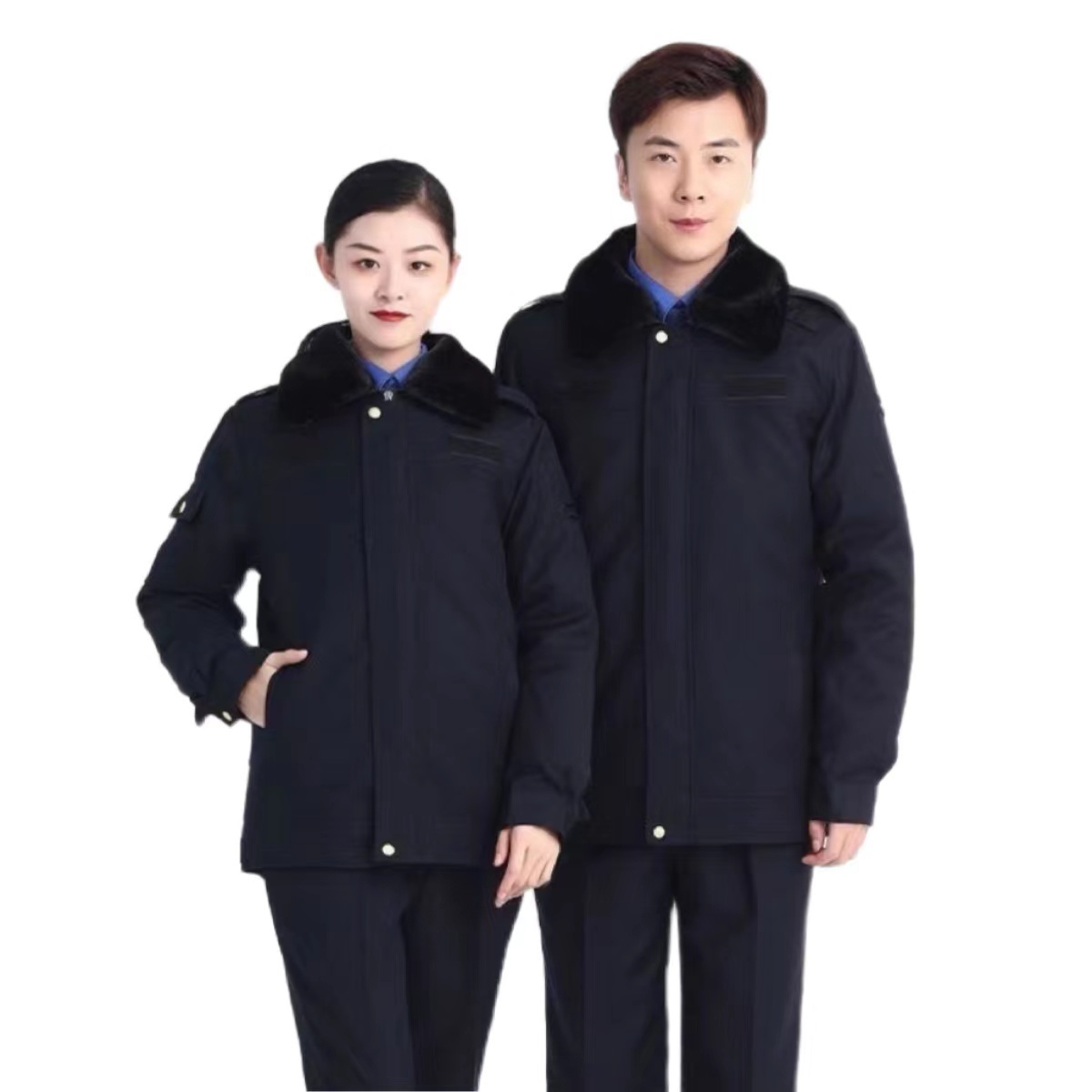 Black Style Security Guard Uniform Security Officer Jacket Servicio De Seguridad Men's and Women's Uniform