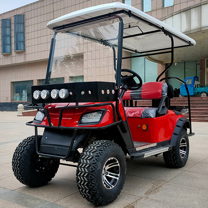 4 Wheel Drive Custom Street Legal Min 2+2 4 Seater Chinese Cheap Electric Golf Carts For Adults