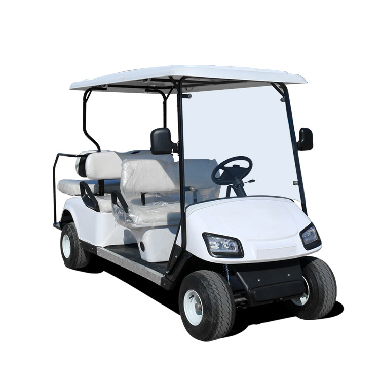 Multifunctional Scenic Spots 4 Wheel 6 Seater Cars Adults Vehicle Electric Golf Cart