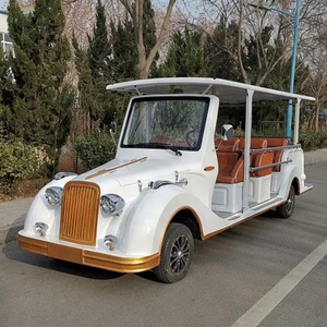 11 Seater Antique Battery Operated Golf Tourism Carts Vintage Cart Electric Classic Mini Sightseeing Car