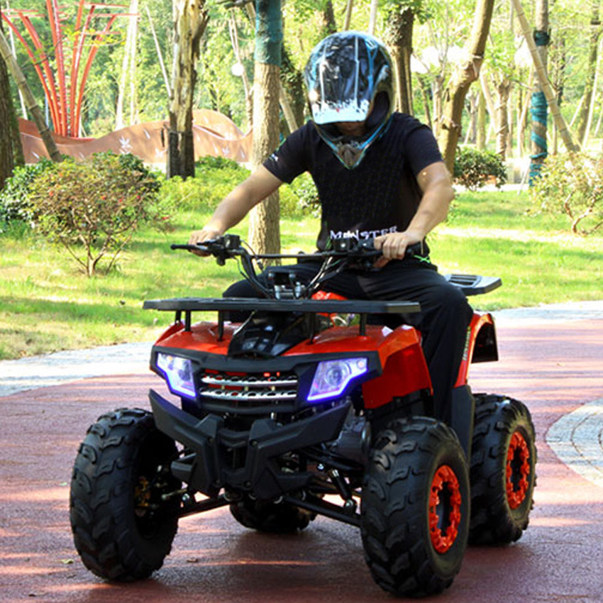 Stroke Mini Kids ATV 125cc Cheap Gas Four Wheeler for Kids CE 125cc 2 Automatic 36V Quad Pull and Electric Start