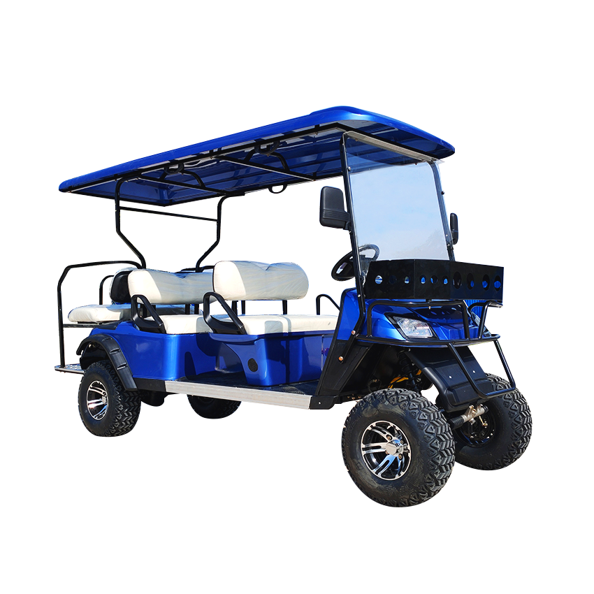 Price 6 Passenger Club Car 6 Seater 4 Wheels And Tires Chinese Lithium Battery Cheap Electric Golf Carts