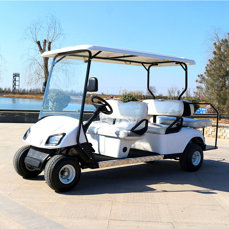 Multifunctional Scenic Spots 4 Wheel 6 Seater Cars Adults Vehicle Electric Golf Cart