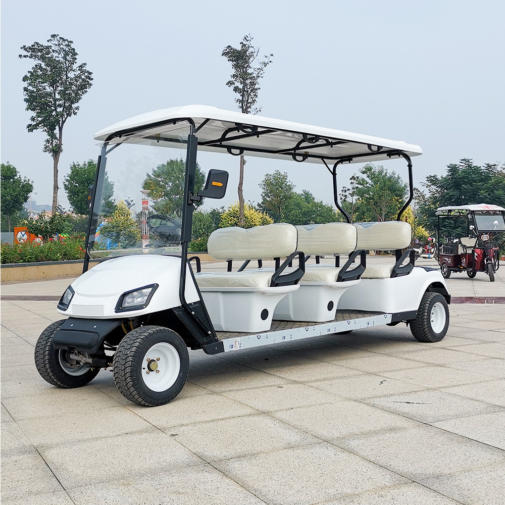 Cheap Luxury 8 Seater Low Speed 8 Seater Electric Golf Cart Ce