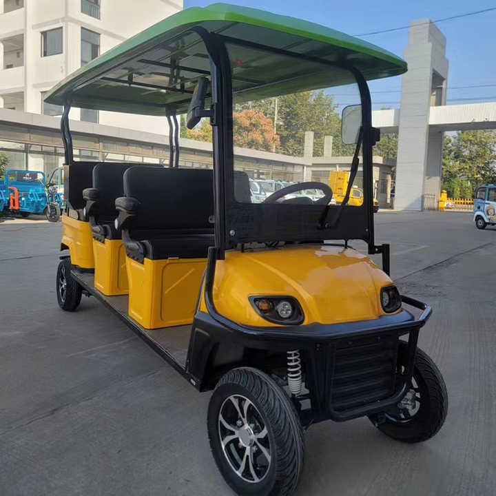 Wholesale Cheap 6 People Seats Golf Cart Electric Golf Cart 4 Wheel Golf Club Car Sightseeing Carts