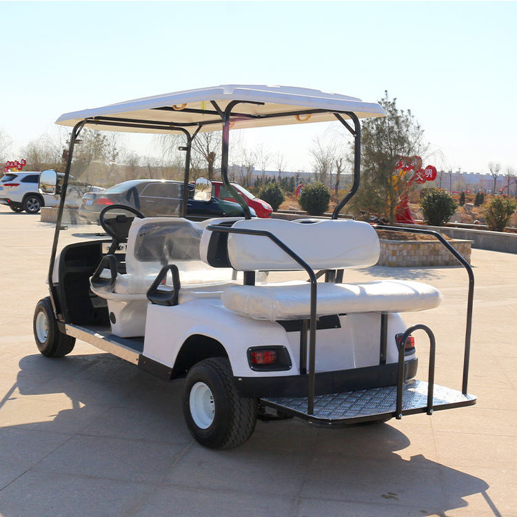 Multifunctional Scenic Spots 4 Wheel 6 Seater Cars Adults Vehicle Electric Golf Cart