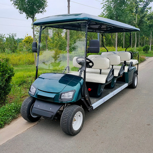 Cheap Luxury 8 Seater Low Speed Vehicle 4 Wheel Drive Push Electric Street Legal Golf Cart For Sale