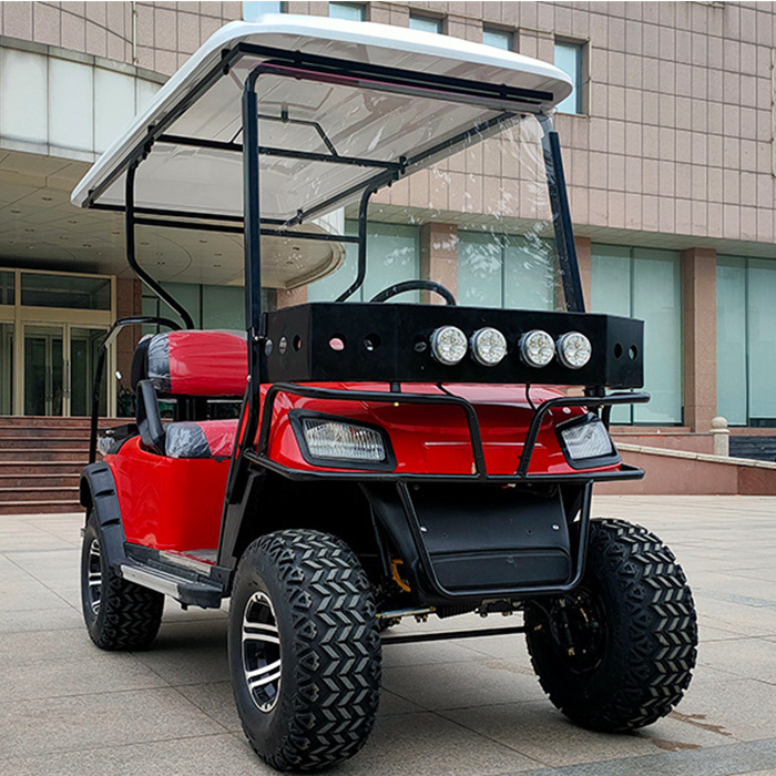 4 Wheel Drive Custom Street Legal Min 2+2 4 Seater Chinese Cheap Electric Golf Carts For Adults