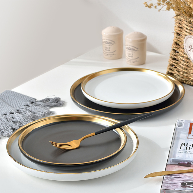 Luxury tableware Set Dinner Easter Plates Melamine Dinner Plates Restaurant Antique set of home dishes