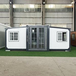 Foldable Building 2 Bedroom Portable Modular Home China Shipping 20ft 40ft Expandable Folding Container House and Other House