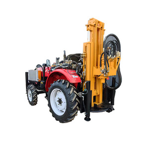 200m tractor drilling rig Type Drilling Rig Diesel Engine Drill Machine Mining Water Well Soil Construction Pump Core Component