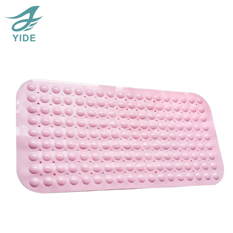 YIDE Non-Slip Bath Tub Mat  with Suction Cups and Drain Holes AntiSlip Bathroom shower Mat non slip