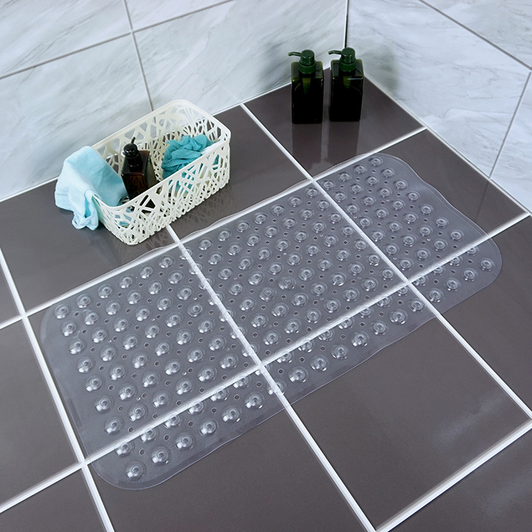 YIDE Non-Slip Bath Tub Mat  with Suction Cups and Drain Holes AntiSlip Bathroom shower Mat non slip