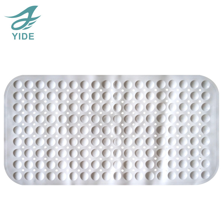 YIDE Non-Slip Bath Tub Mat  with Suction Cups and Drain Holes AntiSlip Bathroom shower Mat non slip