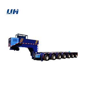 4 Axle-Line Modular Structure Hydraulic Steering Lifting Axles Modular Trailers Used Self Propelled Modular Trailer for Sale