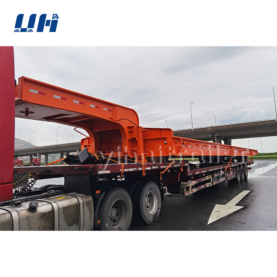 YIHAI Brand 60-200t 40/45/53/60ft Terminal Mafi Trailer Roro Mafi Trailer Use in Maritime Shipping Industry