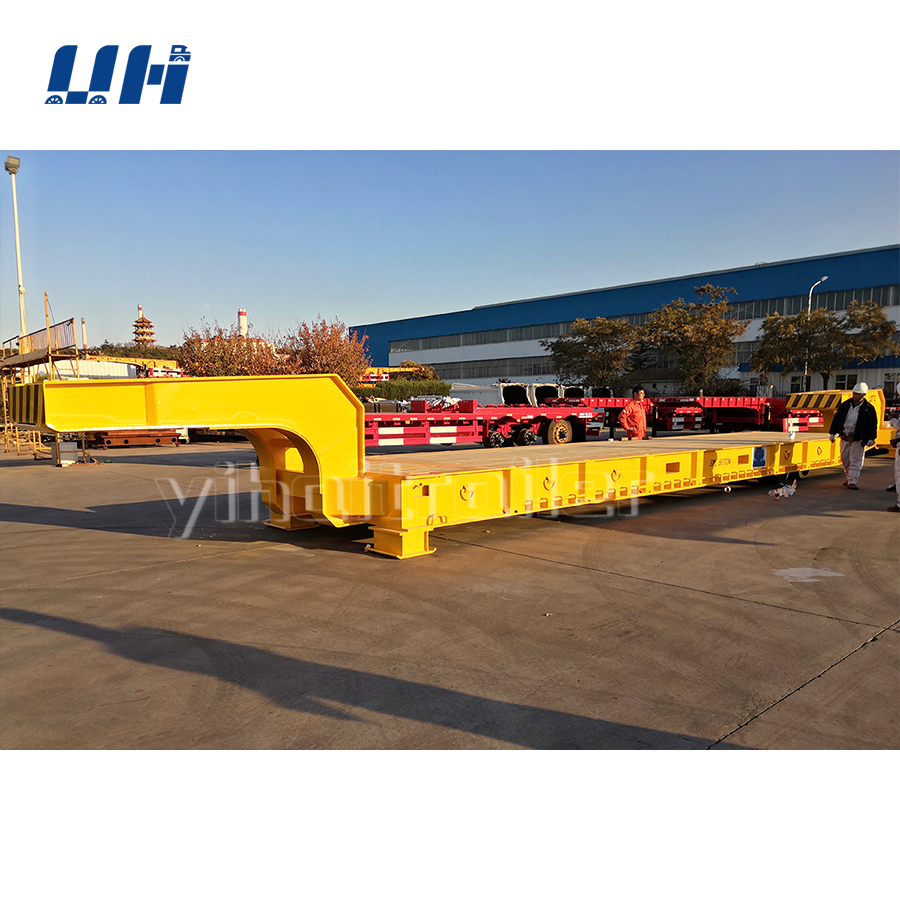 YIHAI Brand 60-200t 40/45/53/60ft Terminal Mafi Trailer Roro Mafi Trailer Use in Maritime Shipping Industry