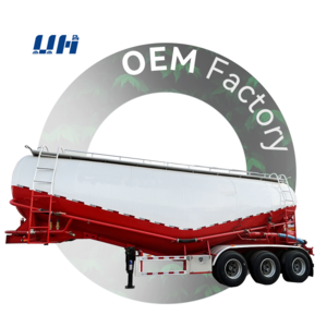 40 35 cbm Cement Bulker Diesel Engine Cement Grain Dry Powdery Bulk Tank Trailer For Sale