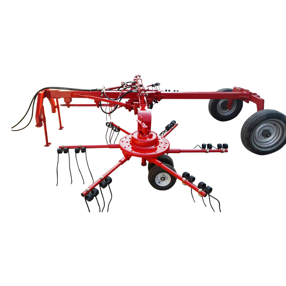 Professional manufacture factory manufacture tractor mounted pto driven hay rake tedder dryer