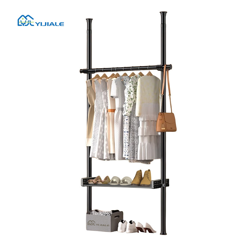 Easy Assemble Adjustable Height Carbon Steel Material Shoe Storage Holders & Racks Clothes Racks Rails