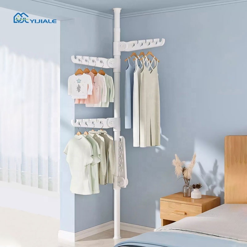 Hot Sale Cheap Hotel Indoor Contemporary Compact DIY Portable Hat Metal Free Standing Coat Rack