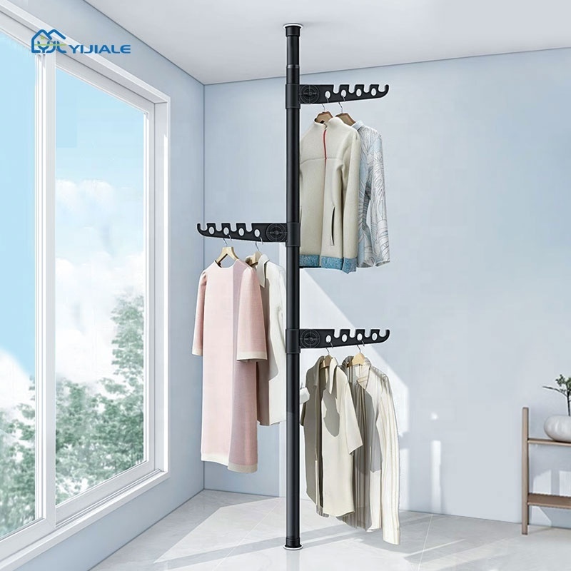 Hot Sale Cheap Hotel Indoor Contemporary Compact DIY Portable Hat Metal Free Standing Coat Rack