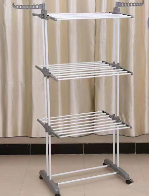 Stainless Steel 3 layers Clothes Drying Rack Cloth Dryer Rack Indoor and outdoor Cloth Standing Hanger