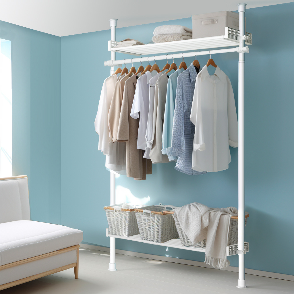 Detachable Clothes Rack Bedroom Wardobe Closet Wardrobe Portable Customized Walldrope Steel Wardrobes Bedroom Closet