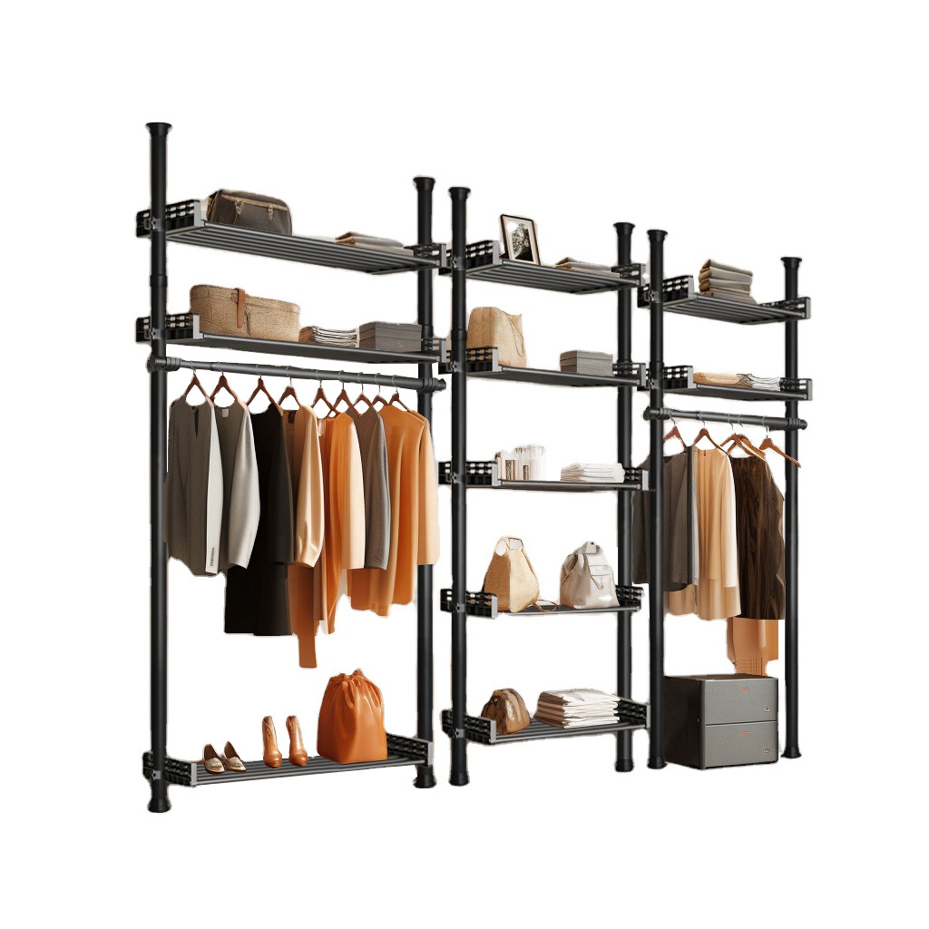 Black Metal Closet Systems Wardrobe Combination Diy Small Children Custom Wardrobe Closet