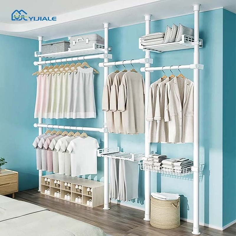 New Design Bedroom Hanging Clothes Steel Almirah Wardrobe Simple Folding Portable Wardrobe Clothes Closet