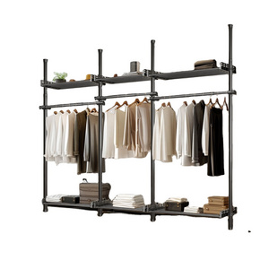 ODM/OEM Clothes Storage Portable Wardrobe Metal Walk In Closet Systems Walldrope Wardrobe Bedroom Closet