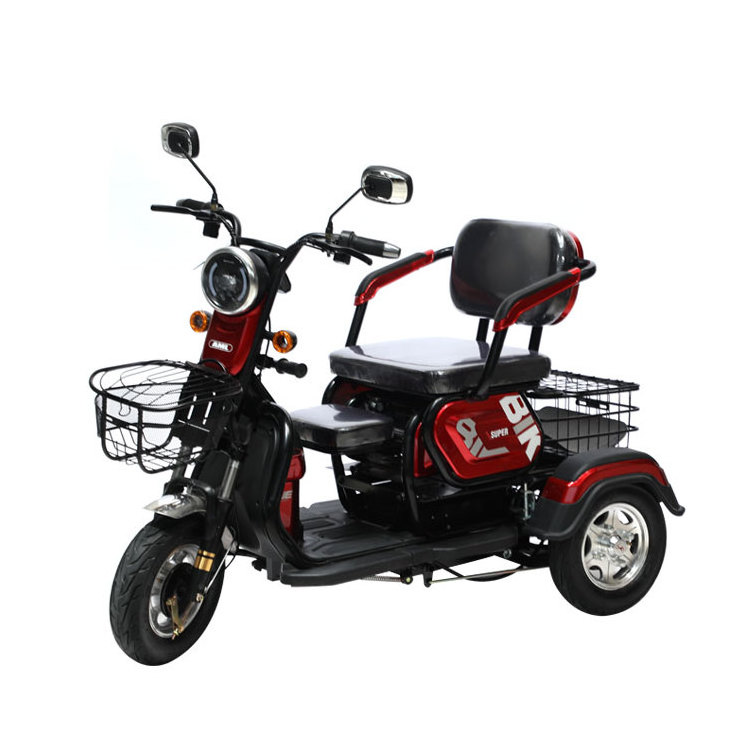 Wholesale Custom 3 Wheel Folding Electric Passenger Tricycle Three Wheel Scooter For Adults