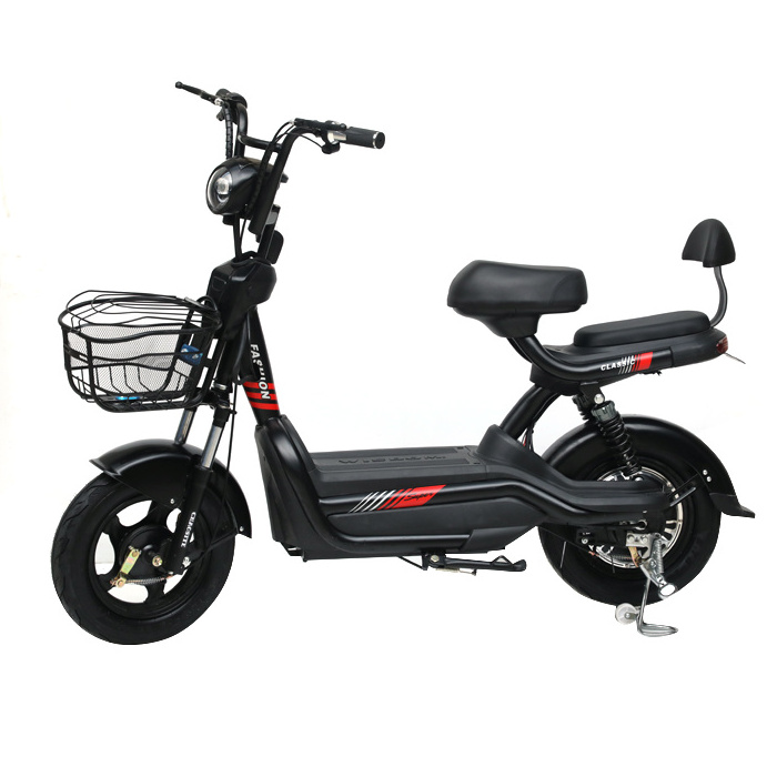 China Bicicletas  Lithium Battery 48v 500w Electric E Bike Bicycle wholesale adult electric cycle with pedal 2 seats