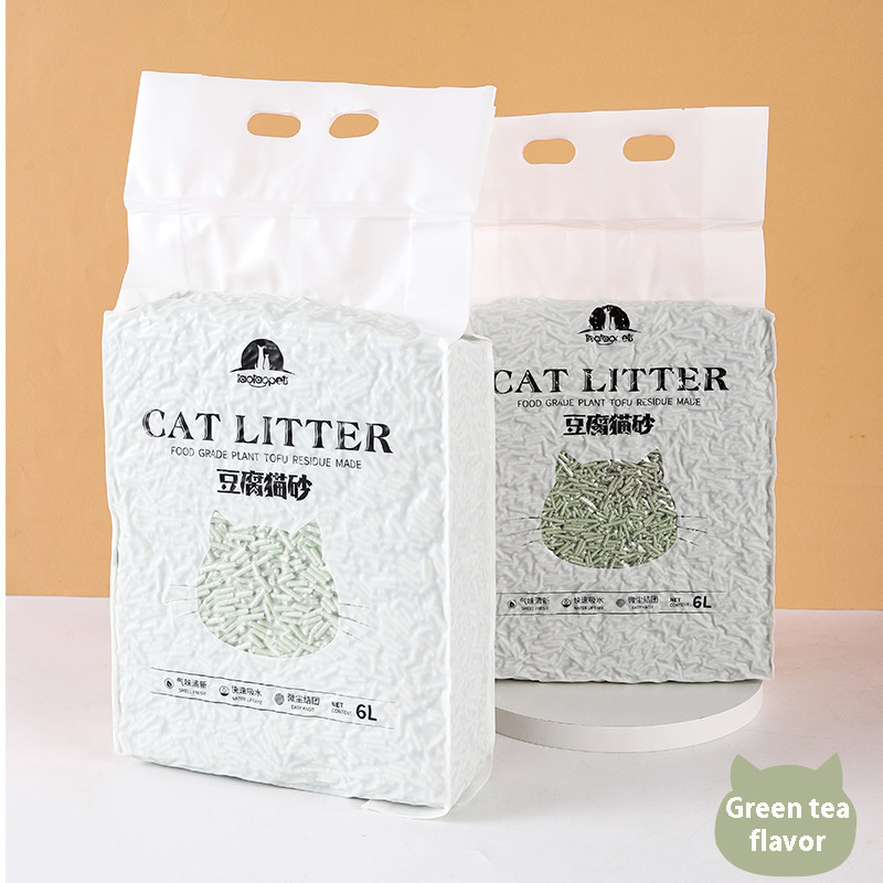 Factory spot wholesale Clumping Tofu Cat Litter,Tofu Cat Litter Sand,Low Price Tofu Cat Litter