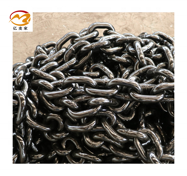 Grade 80  6mm  8mm  10mm  13mm  18mm   Hoist G80 EN818-2 Alloy Steel Welded Link lifting  Chain