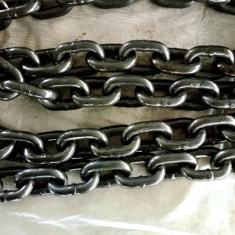 Grade 80 18*54mm  Black Heavy Duty Welded  lifting chain G80 G100  alloy steel chain lifting