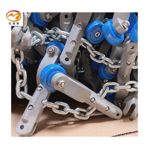 YMJ manufacture  8*25.4mm High Strength Galvanized Chain Poultry Processing Slaughter Chain