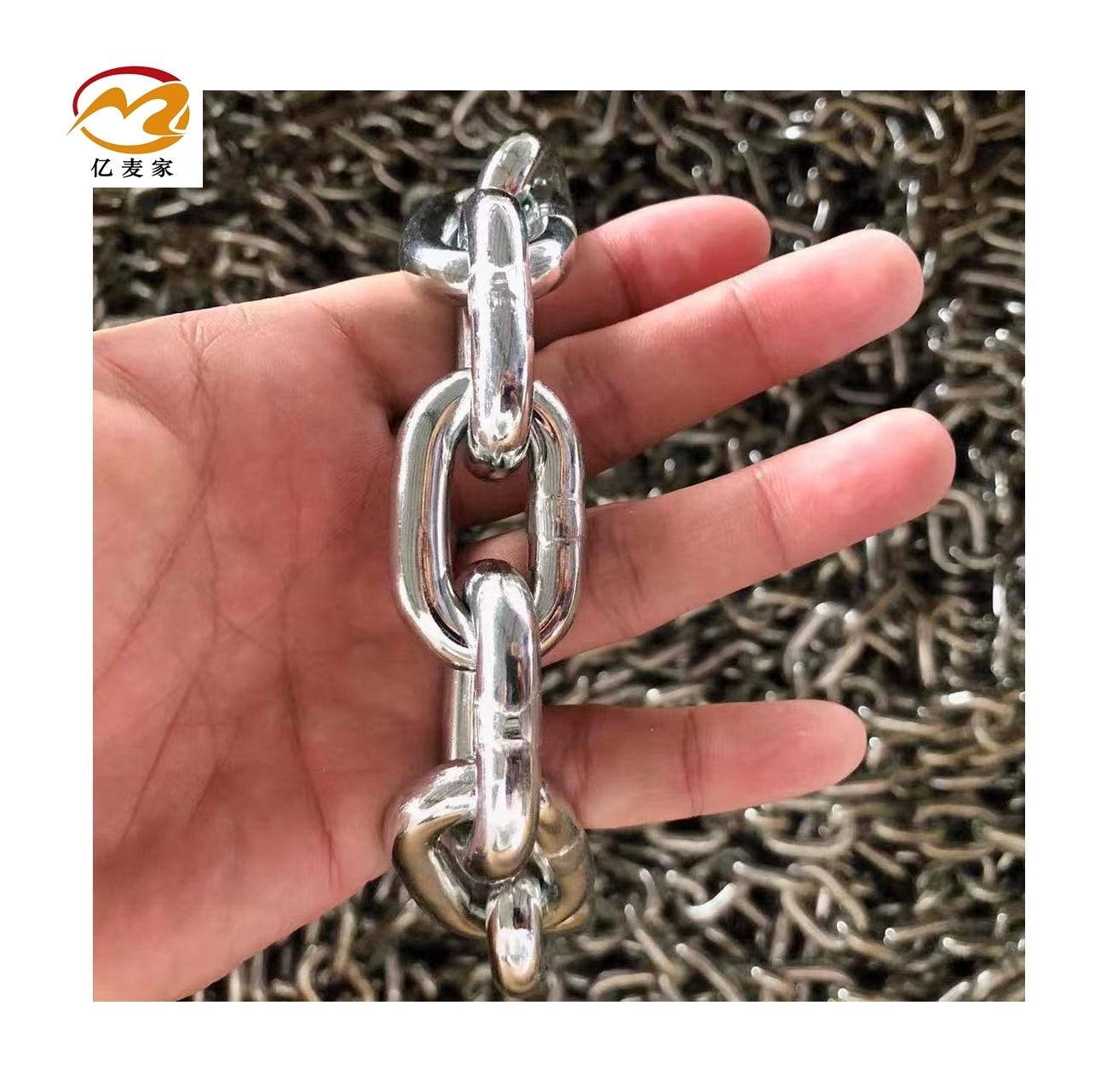 YMJ 8*25.4mm High Strength Stainless Steel Poultry Processing Slaughter Chain