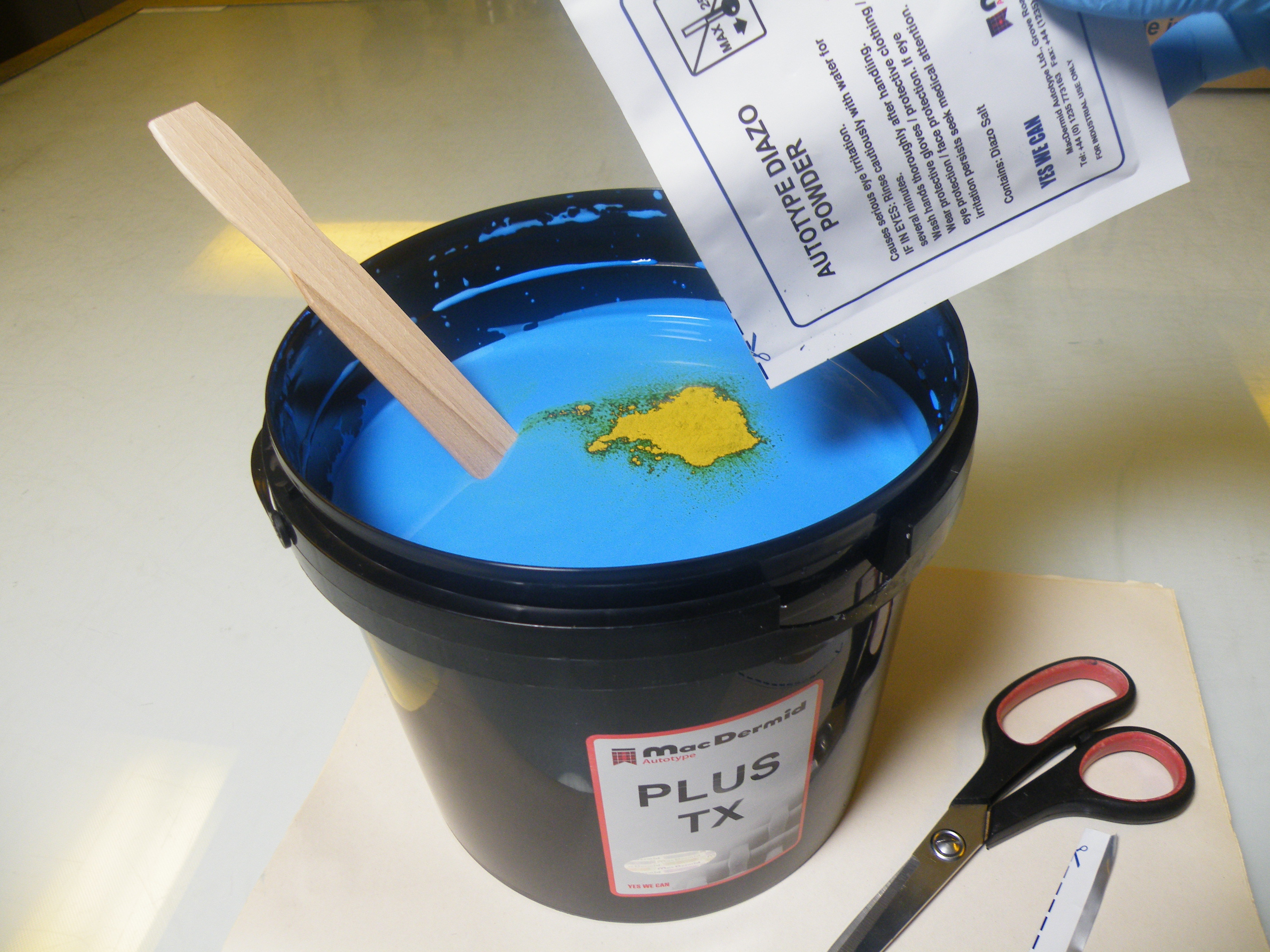 Adhesive Screen printing coating