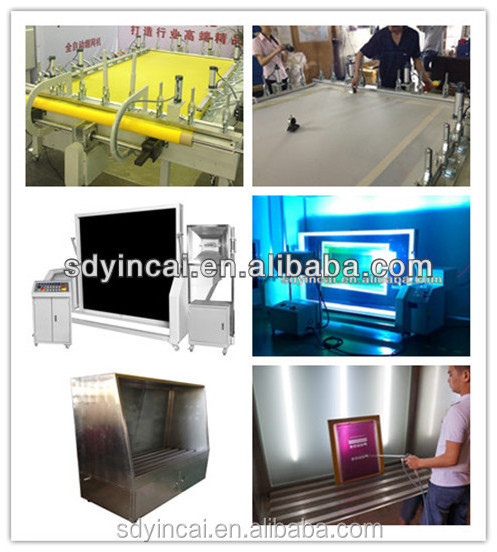 Screen Washing Booth for Silk Screen Printing Process