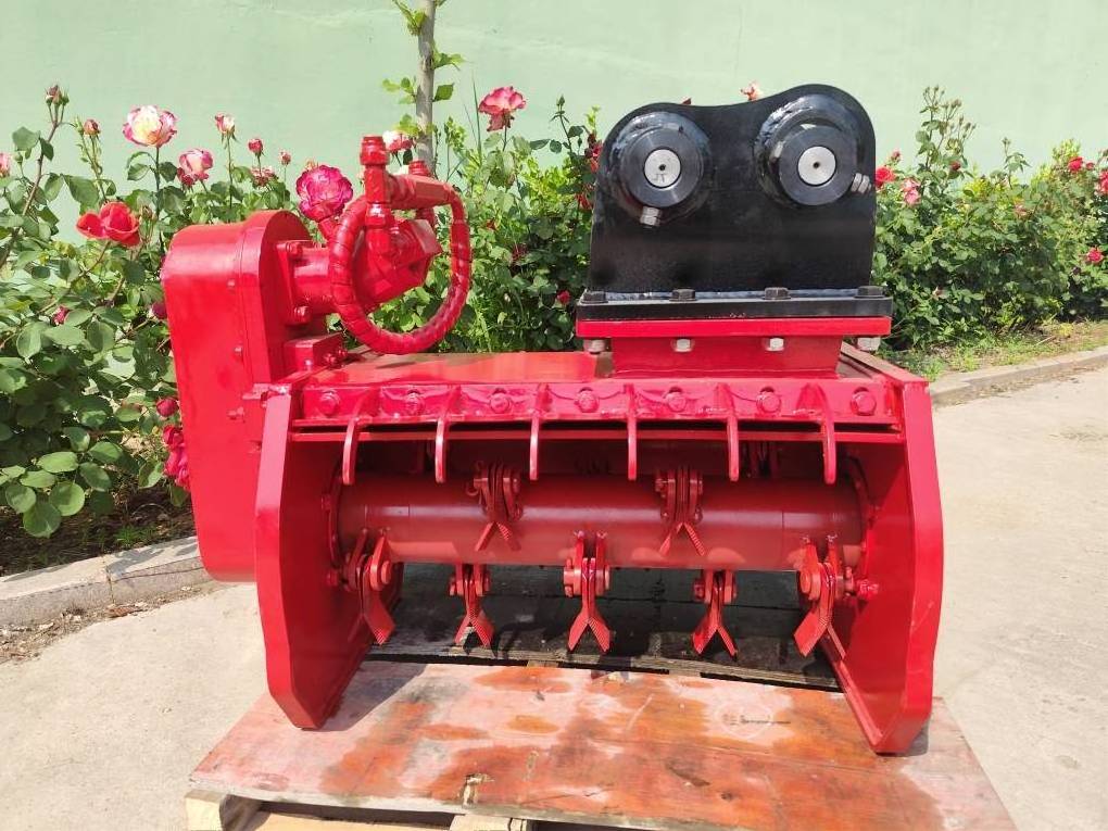 Hot sale hydraulic flail mower for mini 1.7 tons excavator mulcher flail mower  Suitable for small excavator