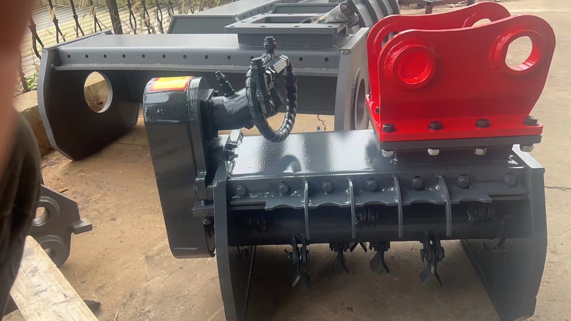 Hot sale hydraulic flail mower for mini 1.7 tons excavator mulcher flail mower  Suitable for small excavator