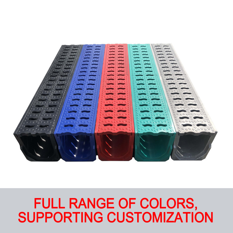 Direct Sales Various Specifications Customized Length U Ditch Resin Drainage Channel