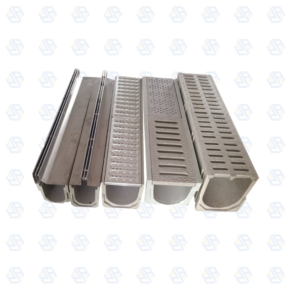 Direct Sales Various Specifications Customized Length U Ditch Resin Drainage Channel