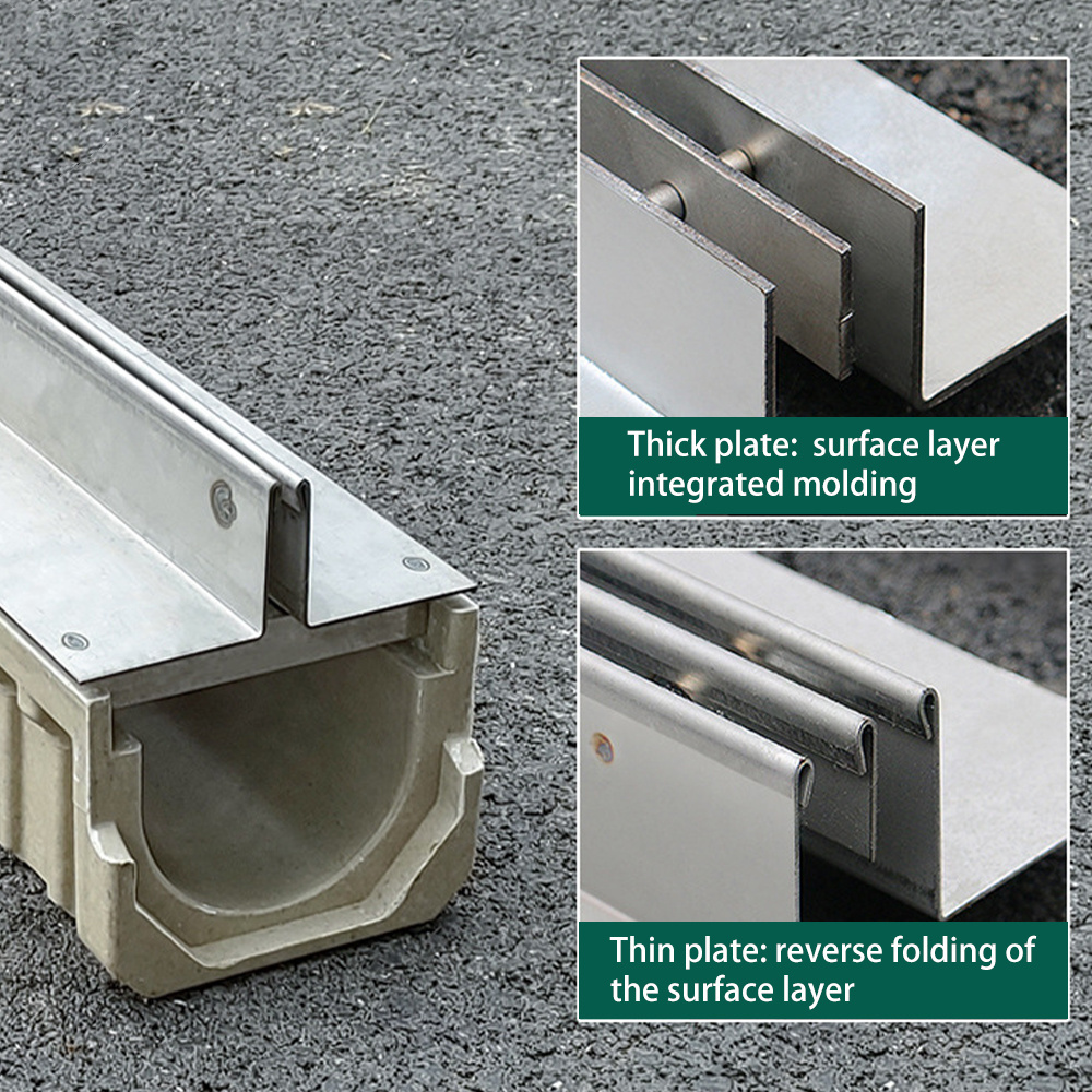 OEM Wholesale Corrosion Prevention Precast Linear Drainage Channel Polymer Gutter