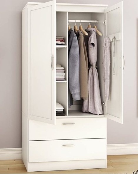 Armoires wardrobes wooden closets 2 door wardrobe bedroom wooden simple