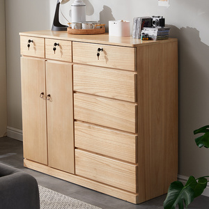 Drawer lock cabinet dressing room cabinet with drawers storage cabinet