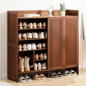 Corner shoe cabinet with drawer shoe rack cabinet storage