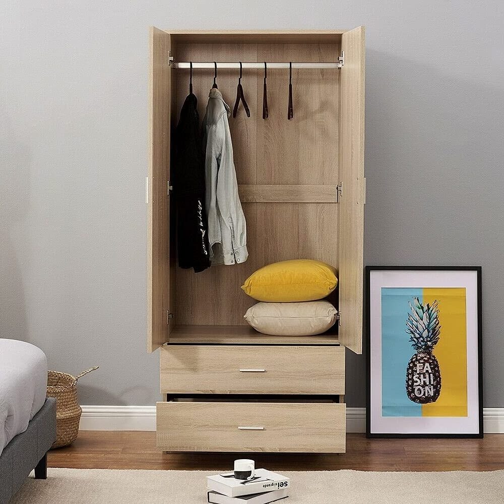 Wooden wardrobe Chinese high quality cupboards for bedroom wardrobe